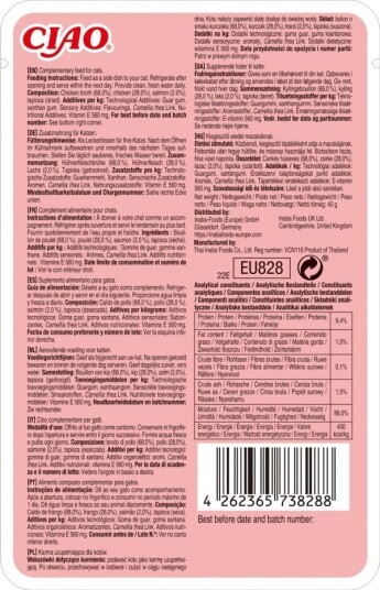 Inaba Foods Inaba Ciao Kylling- Og Laksesmaksbuljong 40G Inaba Foods Inaba Ciao Kylling- Og Laksesmaksbuljong 40G