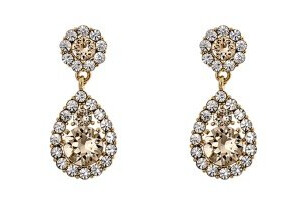 LILY AND ROSE Petite Sofia Earring Gold/White Onesize