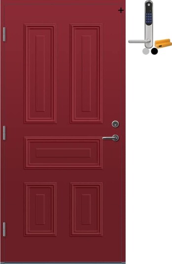Ytterdør Bygg1 Lista med Yale Doorman Classic Home Ytterdør Bygg1 Lista med Yale Doorman Classic Home