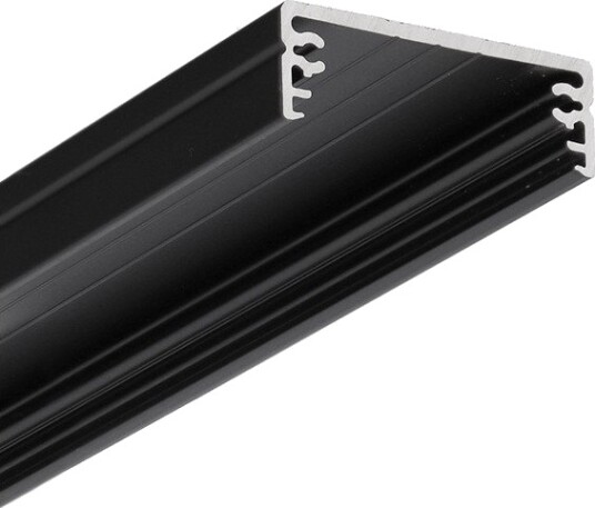 Topmet 1m aluprofil WIDE24 G/W Svart anodisert påbygging LED skinne Topmet 1m aluprofil WIDE24 G/W Svart anodisert påbygging LED skinne