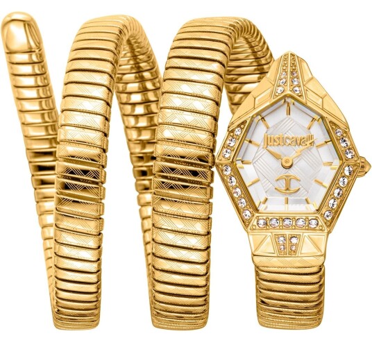 Just Cavalli Dameklokke JC1L304M0025 Signature Snake Just Cavalli Dameklokke JC1L304M0025 Signature Snake