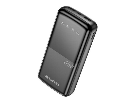 Eksternt Batteri Power Bank Awei P13k Pd20w/Qc22.5W 20000Mah Svart