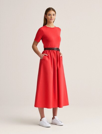 Newhouse Madde Dress   Red   M