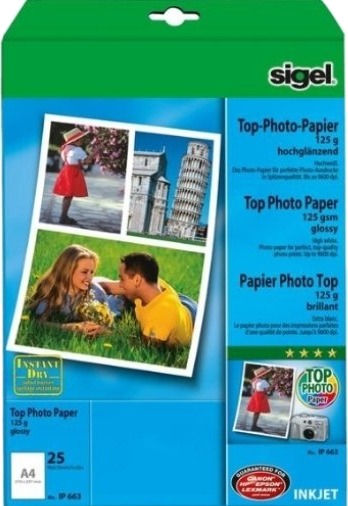Sigel IP663 Papir 125 g 25 ark