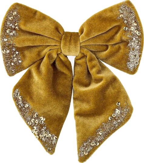 Bloomingville Ruby Deco Bow   GOLD   18X16 cm
