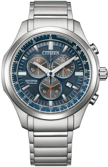 Citizen Herreklokke AT2530 85L Sport Blå/Titan Ø43 mm