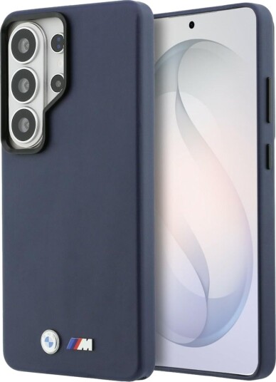 BMW M Metal Logo MagSafe Case for Samsung Galaxy S26 Ultra Navy Blue