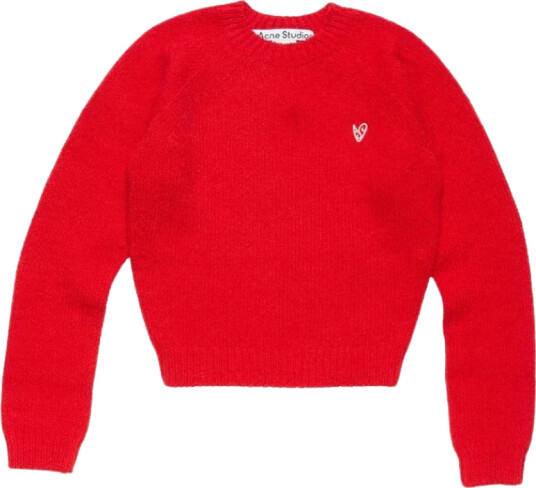 Acne Studios Dame Strikkevarer Rød S,