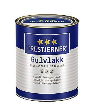 Trestjerner gulvlakk oljebasert silkematt 3 liter