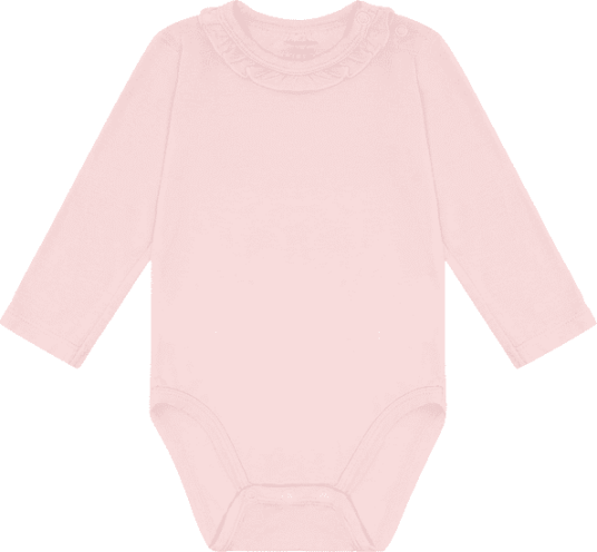 Hust&Claire bambus Hust and Claire Hcbuller body m/krage i bambus Chalk Pink
