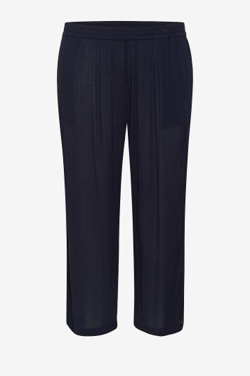 KAFFE Curve - Bukser kcDacina Ami Pants - Blå