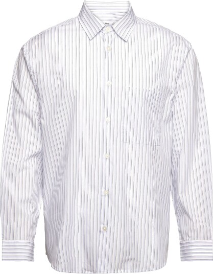 Mango | Striped Cotton Oversized Shirt | S