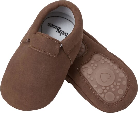 BabyMocs Casual Mocs Tøfler, Brown, 3-6 md. BabyMocs Casual Mocs Tøfler, Brown, 3-6 md.