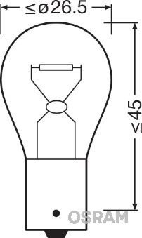 Lyspære,  blinklys OSRAM 7506ULT