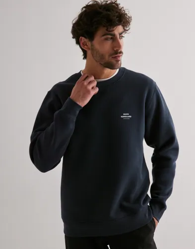 Mads Nørgaard Standard Crew Logo Sweat Collegegensere Blå Mads Nørgaard Standard Crew Logo Sweat Collegegensere Blå