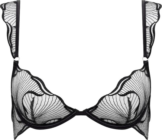 Bluebella Marabel Wired Bra - BLACK/SHEER - 75 F