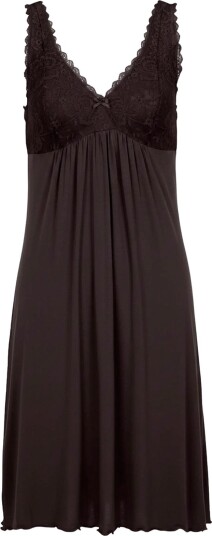 Damella of Sweden Nightdress Louise CHOCOLATE XXL