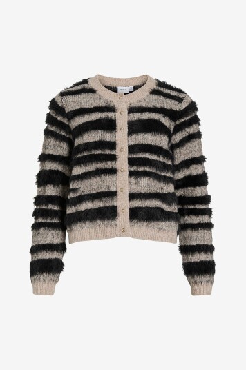 Vila   Kardigan viAlda L/S O neck Cardigan/ka   Brun