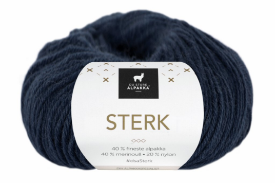 Du Store Alpakka Du Store Alpakka Garn Sterk Mørk Indigo 920 50g