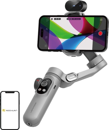 Gimbal Hohem Gimbal Aochuan X Pro Med Ai-Sensor (Grå) Gimbal Hohem Gimbal Aochuan X Pro Med Ai-Sensor (Grå)