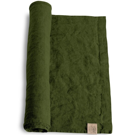 Lovely Linen Lovely Bordløper Jeep Green
