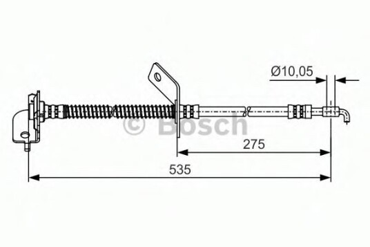 Bremseslange BOSCH 1 987 481 414 Bremseslange BOSCH 1 987 481 414