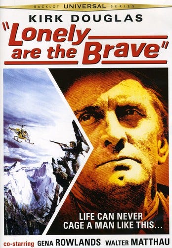 Lonely Are The Brave DVD