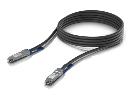 Ubiquiti - Direkte 100Gbase-Koblingskabel - Qsfp28 (Hann) Til Qsfp28 (Hann) - 3 M - 7 Mm