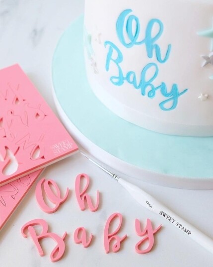 Sweet Stamp  Stilfullt Sett  Bokstaver | Slikkepott.No