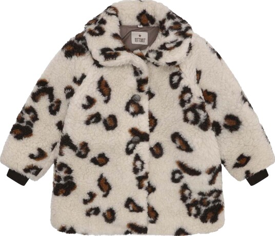 Huttelihut Coat Wool Teddy Jacq W. Lin CEMENT 110