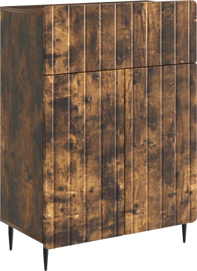  Serviesskap med skuff Røkt Eik 66 x 34,5 x 92 cm Konstruert tre