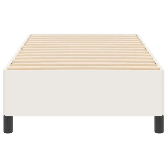 Sengestel Krem 80x200 cm Corduroy Stoff Sengestel Krem 80x200 cm Corduroy Stoff
