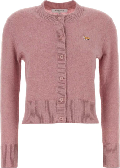 Maison Kitsuné Dame Strikkevarer Rosa L,