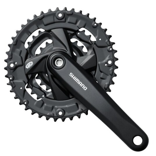 Shimano Altus Fc-M371, 26/36/48t 9-Delt Firkant, 175mm Kranksett Shimano Altus Fc-M371, 26/36/48t 9-Delt Firkant, 175mm Kranksett