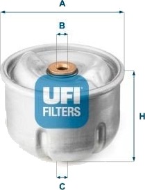 Oljefilter UFI 25.901.00 Oljefilter UFI 25.901.00