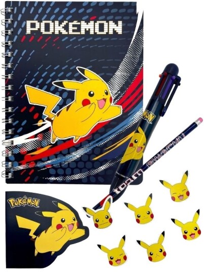 Pokémon Pikachu Skrivesett 6 Deler