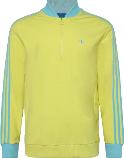 adidas Golf Originals F 3 Str 1/4 Zip   Yellow   S