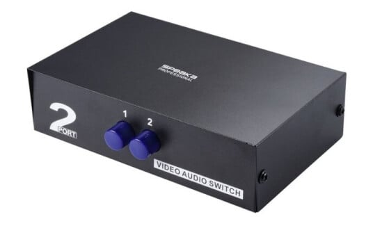 Speaka Professional Sp-11175216 2 Porte Composite-Switch Med Audio-Porte