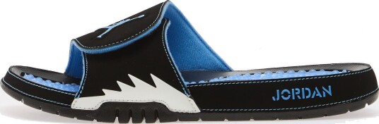 Joggesko Jordan Hydro 5 Retro Men"s Slides Black/ University Blue White EUR 47.5