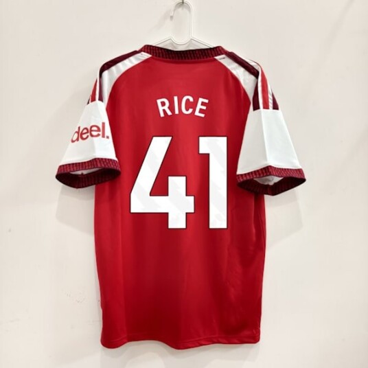 26-27 Arsenal Hjemmedrakt Nr. 41 RICE #Viktor Gyökeres Fanutgave Fotballklær Voksen Fotballdrakt S-XXL