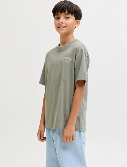 Jack & Jones Jjebrandes Backp Relaxed Tee Ss Sn Jnr Khaki green 152 Jack & Jones Jjebrandes Backp Relaxed Tee Ss Sn Jnr Khaki green 152