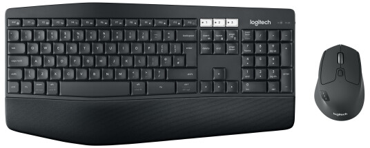 Logitech MK850 Trådløst Tastatur- og Mussett - Spansk - Full størrelse med Bluetooth Logitech MK850 Trådløst Tastatur- og Mussett - Spansk - Full størrelse med Bluetooth
