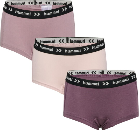 Hummel Hipsters   hmlJR Nala   3 pack   Sea Tåke   Hummel   13 14 år (158 164)   Hipsters Lilla Rosa