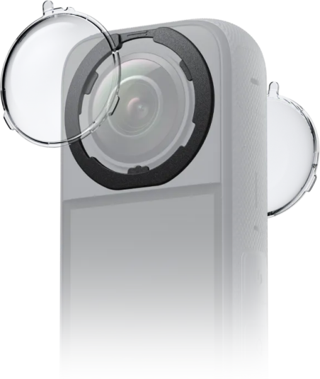 Insta360 X3 Linsebeskyttelsessett for Actionkamera - 2 stk. Avtagbare Beskyttere Insta360 X3 Linsebeskyttelsessett for Actionkamera - 2 stk. Avtagbare Beskyttere