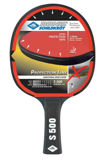 Donic Schildkröt Protection Line S500 Bordtennisracket 3-star Donic Schildkröt Protection Line S500 Bordtennisracket 3-star