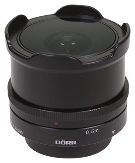 DÃRR Fisheye Objektiv til Canon EOS M - 12mm - f/7,4 DÃRR Fisheye Objektiv til Canon EOS M - 12mm - f/7,4
