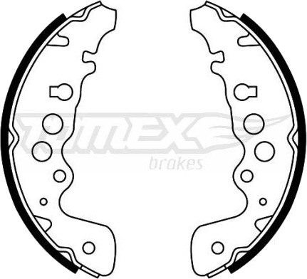 Bremsesko sett TOMEX brakes TX 22-04