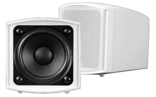 Omnitronic Od-2 Wall Speaker 8ohms Hvit 2x Omnitronic Od-2 Wall Speaker 8ohms Hvit 2x