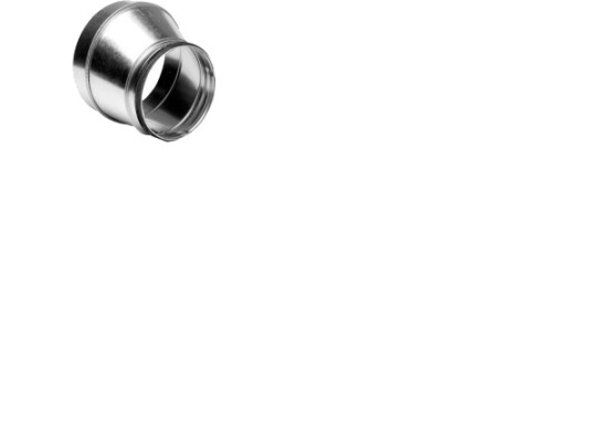 Lindab Reduktion Rlfu 160-125 Lang Excentrisk Med Muffe-/Nippeltilslutning.