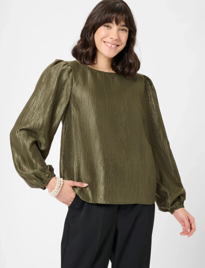 Kaffe Karizz Blouse - Khaki green - 36